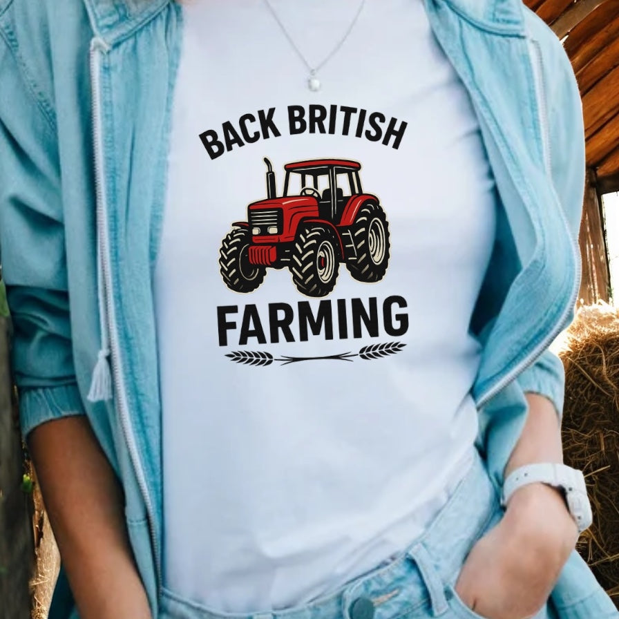 Back British Farming - Women’s White T-Shirt