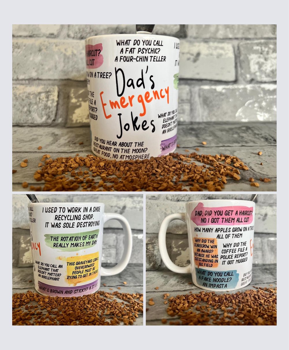 Emergency Dad Jokes Mug