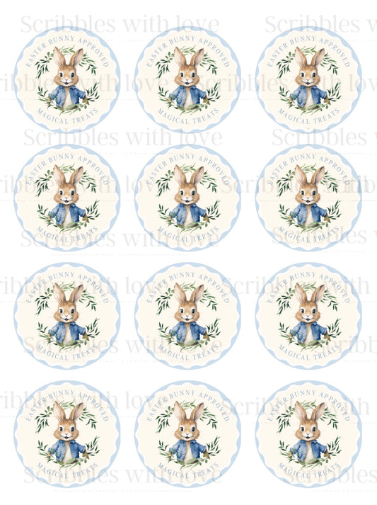 Easter Bunny Approved – Magical Treats Sticker Sheet (Set of 12)