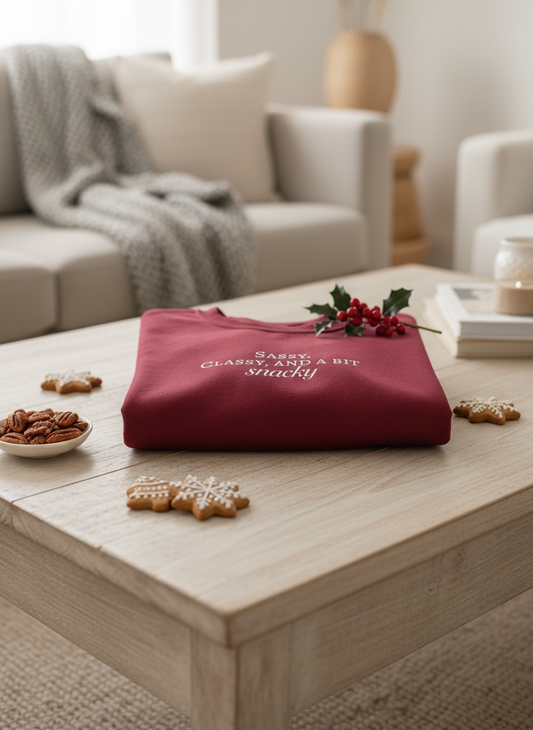 Sassy Slogan Sweatshirt - Adults Christmas Jumper