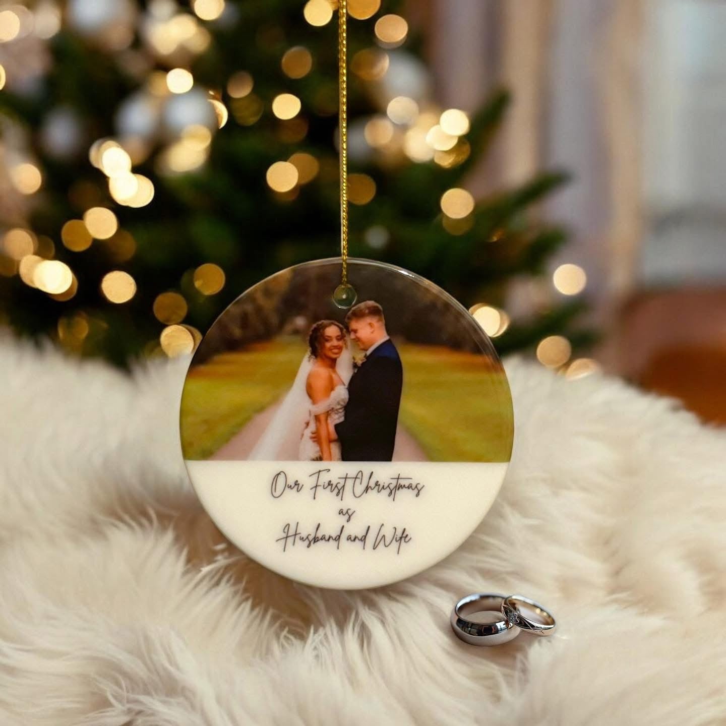 Photo & Text - Ceramic Ornament