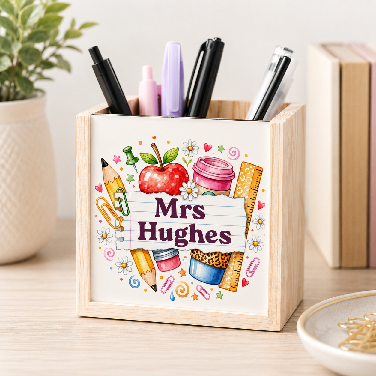 Teacher Pen Pot - Personalised