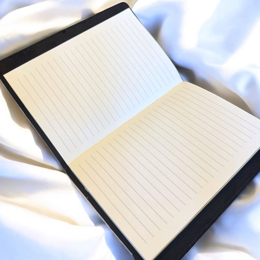 Blue Moon A5 Journal by Oh-My | Lined Poly PU Hardcover Notebook