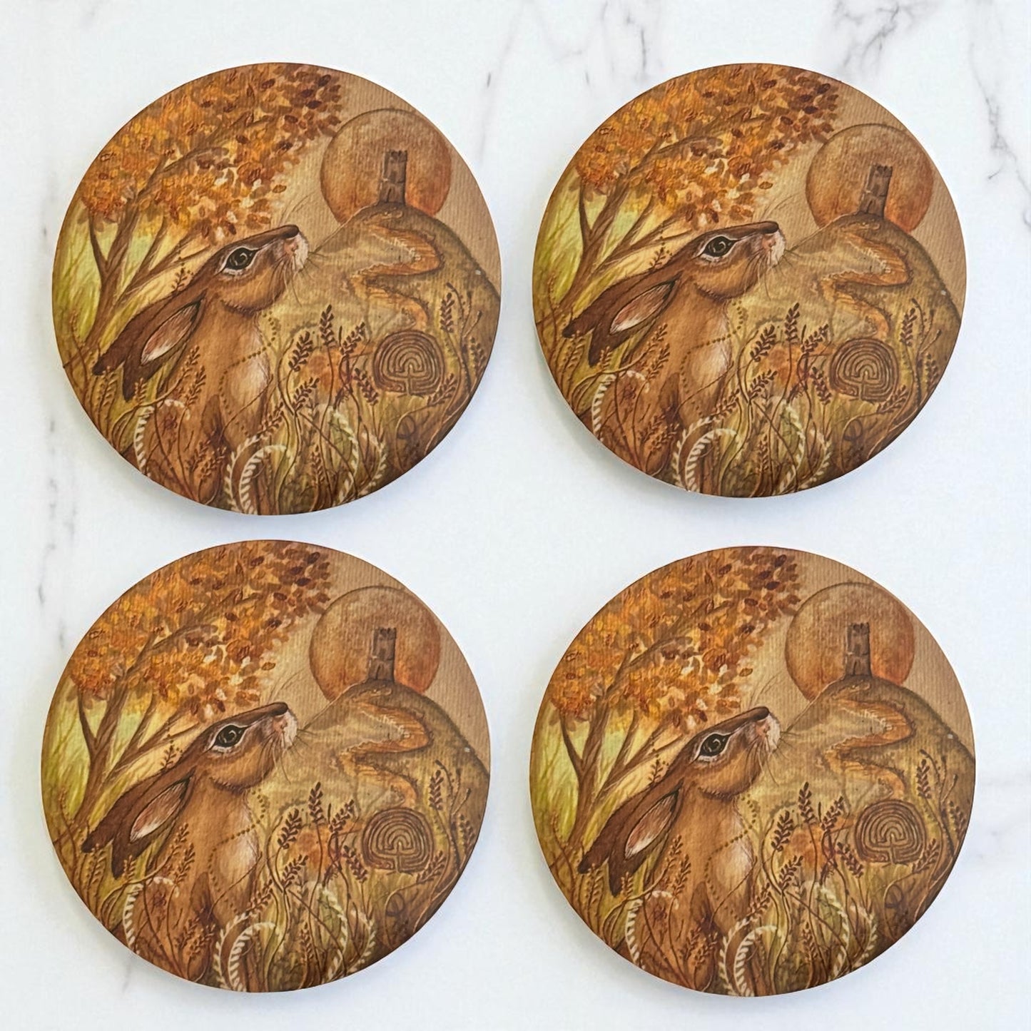 Golden Steps - Coasters