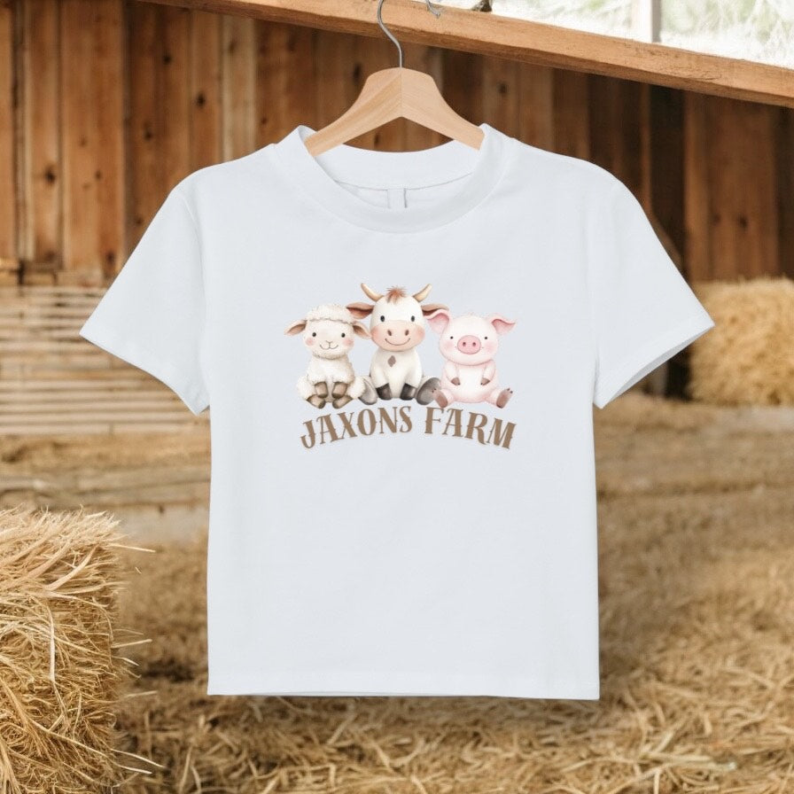 Farmyard Kids T-Shirt - Personalised