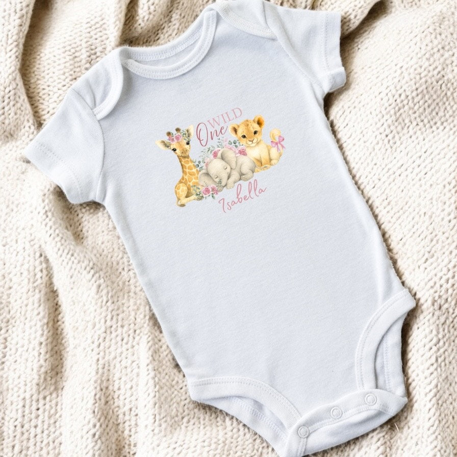 Wild One - Pink Birthday Vest
