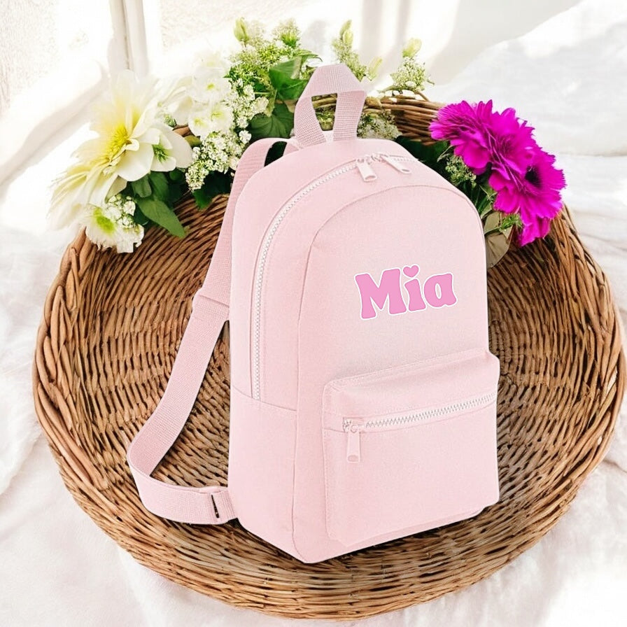 burberry mini backpack purse Burberry The Small Crossbody Rucksack in Puffer Nylon, Pink