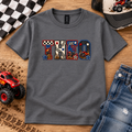 Personalised Monster Truck T-Shirt | Embroidery Effect