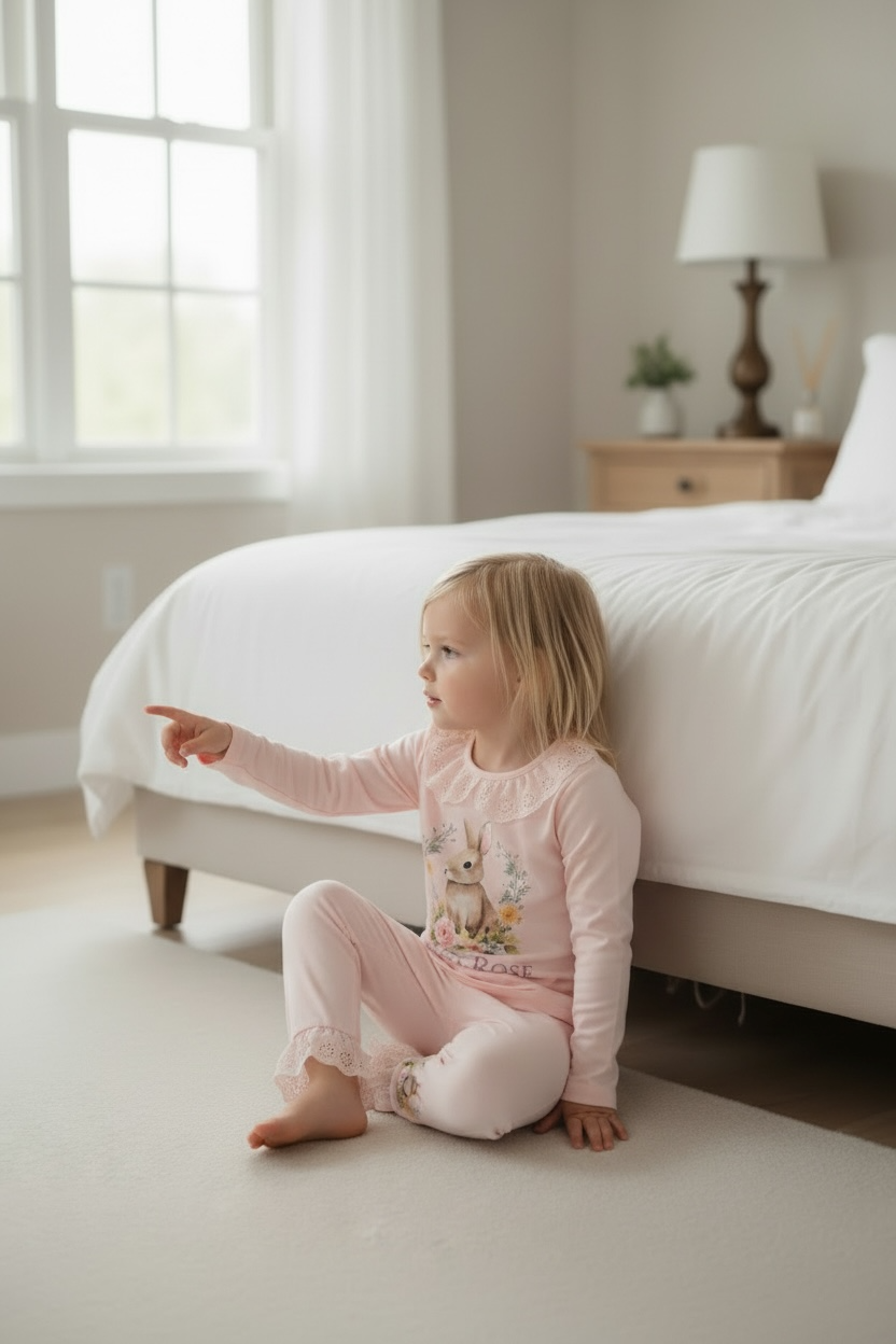 Personalised Children’s Bunny Pyjamas