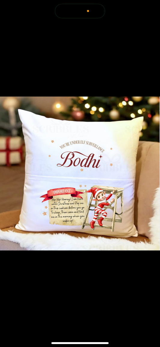 Personalised Christmas Story Cushions – 40x40cm, 150gsm (Cushion Inner Not Included)