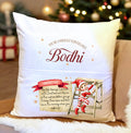 Personalised Elf Surveillance Christmas Eve Pocket Cushion