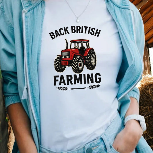 Back British Farming - Women’s White T-Shirt