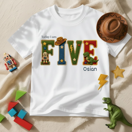 Personalised Playroom Birthday T-Shirt