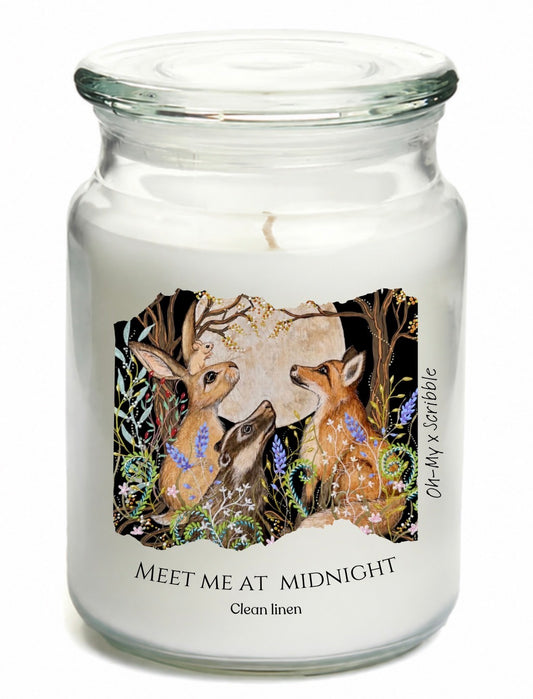 Meet Me at Midnight - Clean Linen Candle
