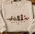 Autumn Sweatshirt | British Countryside Embroidery Effect