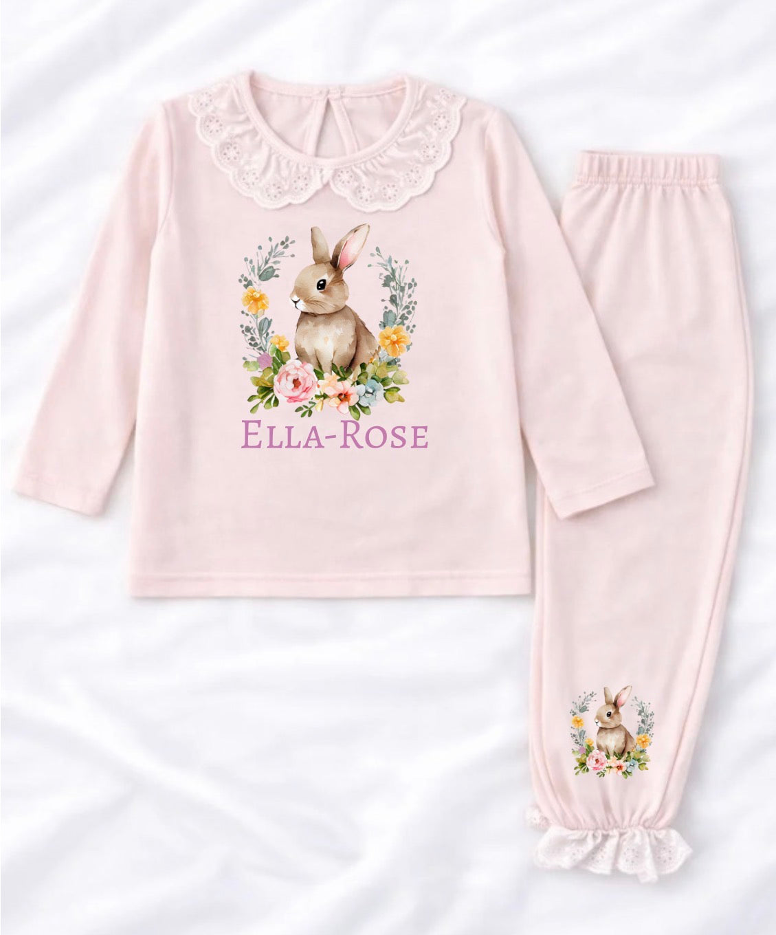 Personalised Children’s Bunny Pyjamas