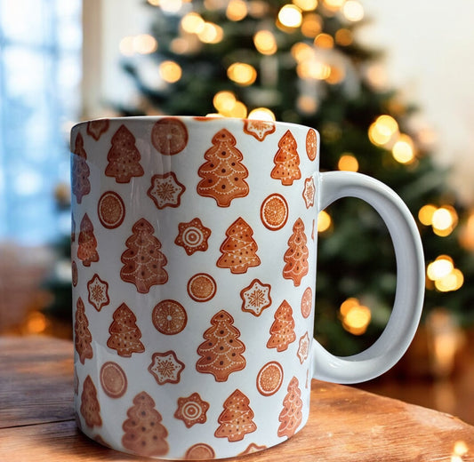 Gingerbread Cookie Mug - 11oz Ceramic