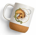 Majestic - 13oz Personalised Cork Bottom Coffee Mug with Lid PRE ORDERS