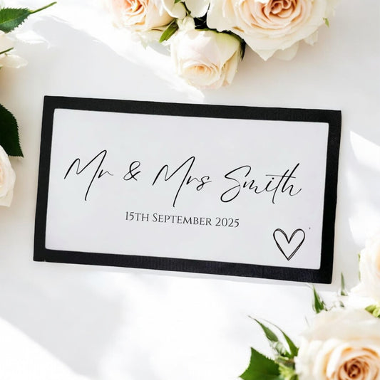Personalised Wedding Bar Runner – Custom Design