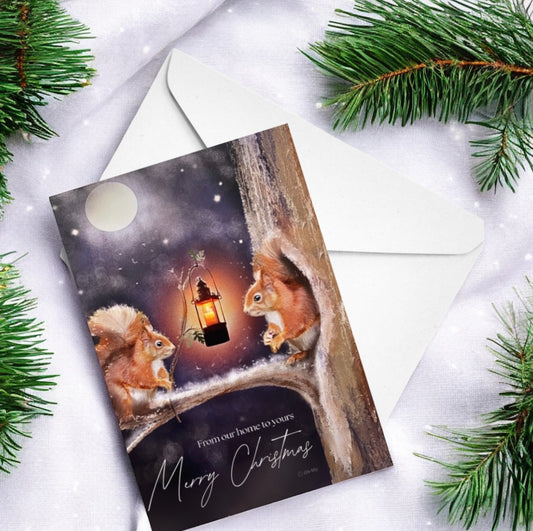 From our home to yours - Oh-My Christmas Card Pack of 4