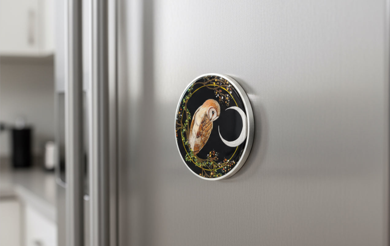 The Night Owl - Fridget Magnet