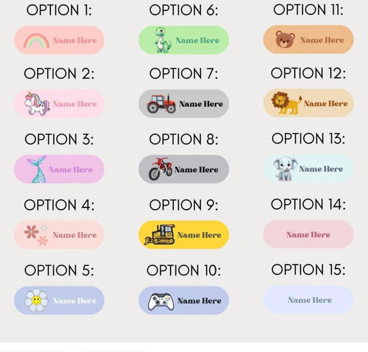 Iron on Name Labels