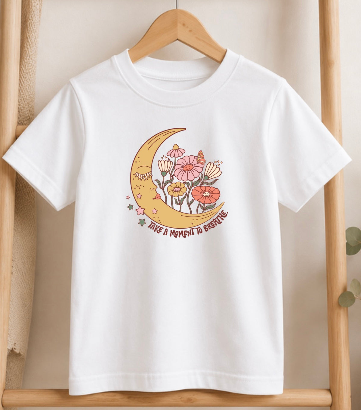 Take A Moment To Breathe Kids T-Shirt
