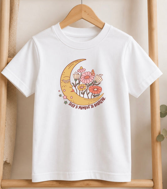 Take A Moment To Breathe Kids T-Shirt