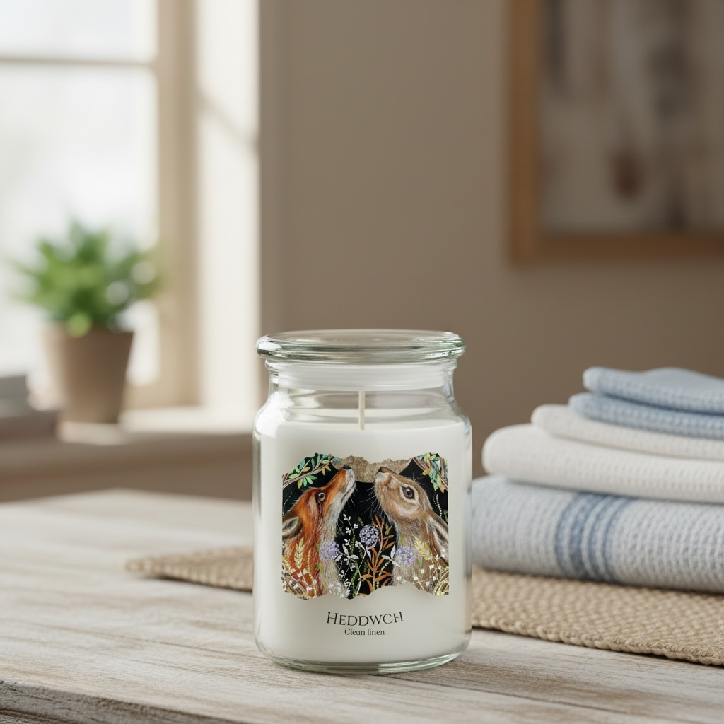 HEDDWCH — Clean Linen Scented Candle
