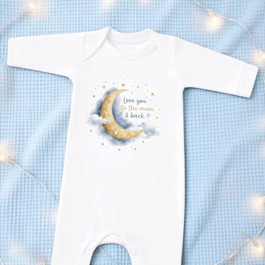 Love You to the Moon & Back Babygrow