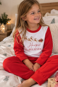 Personalised Santa Believes Christmas Pyjamas