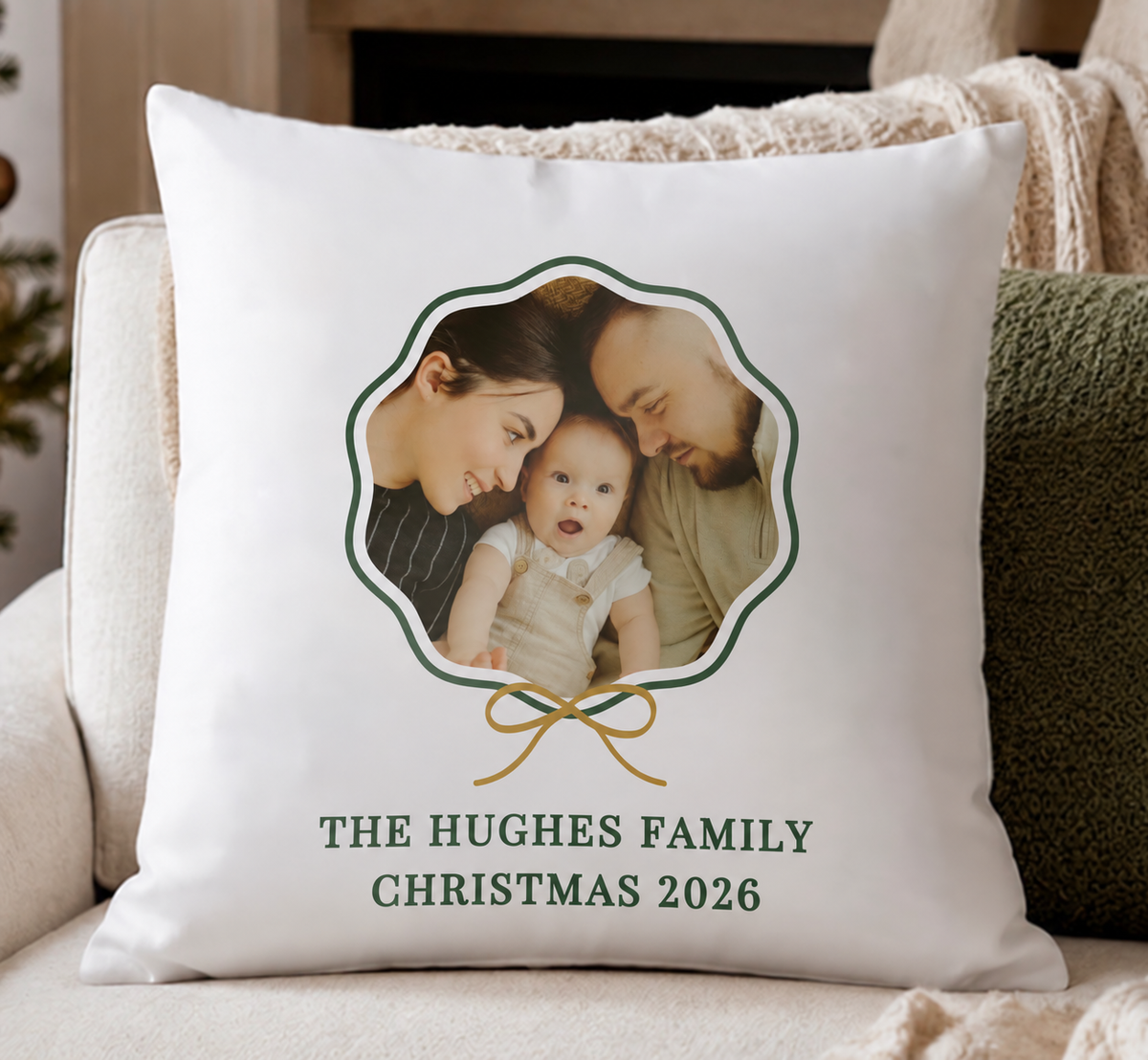 Personalised Photo Keepsake Cushion (Cushion inner included) – Your Special Memories