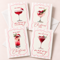 The Merry Little Cocktail Collection | Pack of 4 A5 Christmas Cards