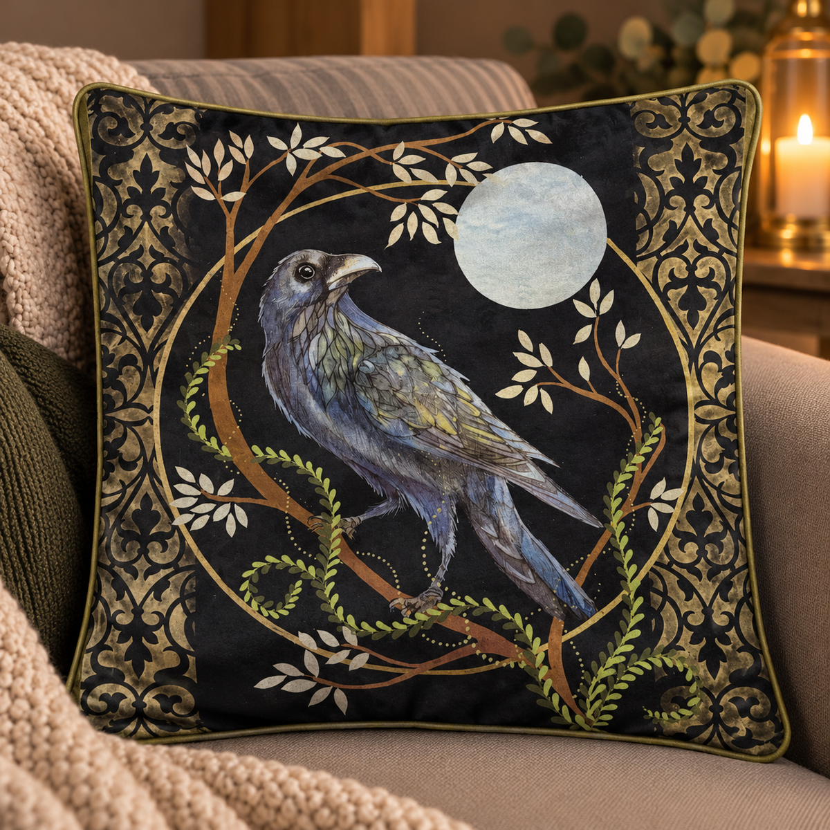 Oh-My Taliesin Luxury Velvet Cushion Cover – Double-Sided | Pre-Order