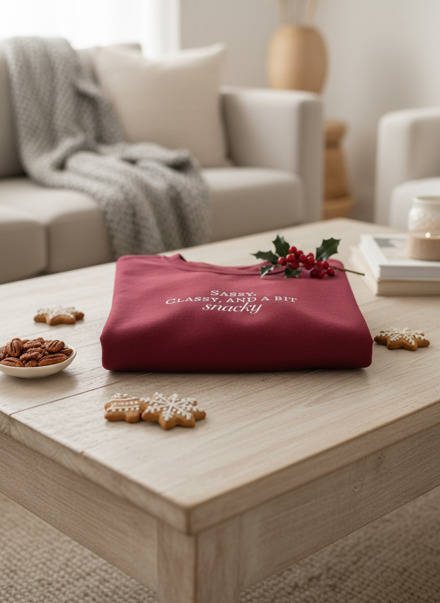 Sassy Slogan Sweatshirt - Adults Christmas Jumper