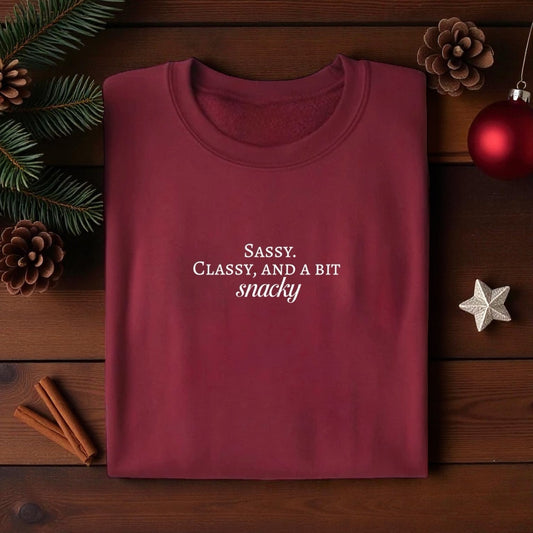 Sassy Slogan Sweatshirt - Adults Christmas Jumper