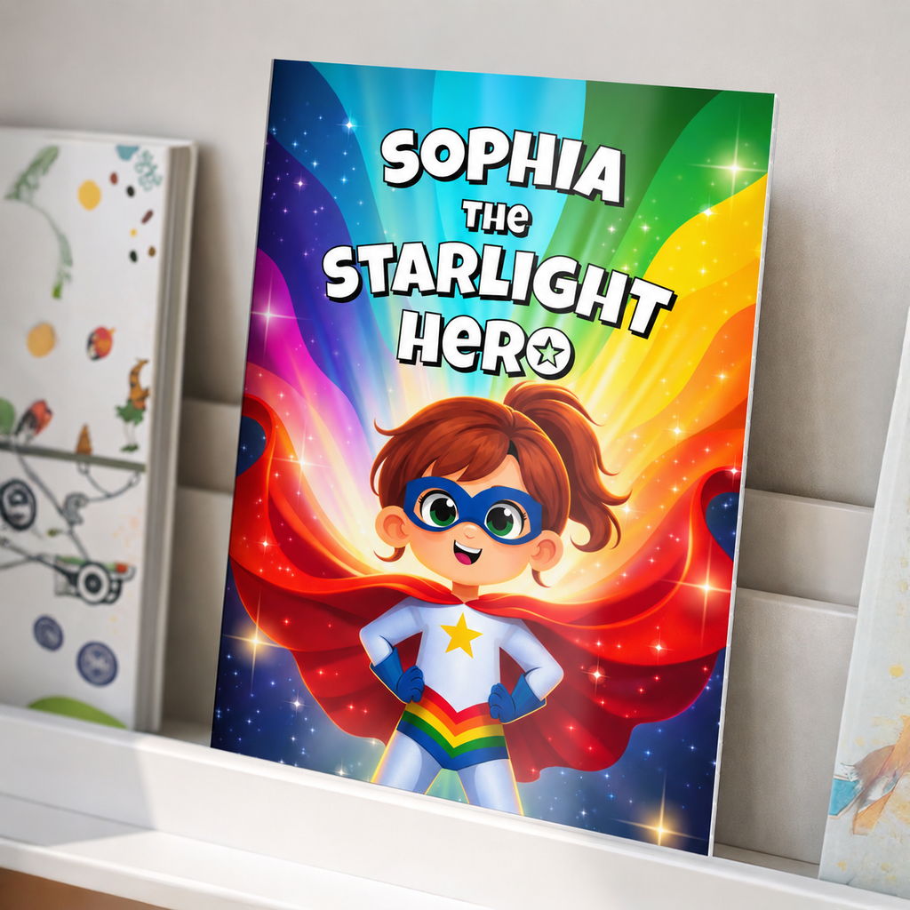 Personalised Starlight Hero Story Book - Girl
