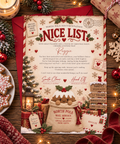 Personalised North Pole Pudding Nice List