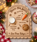 Personalised Christmas Eve Treat Board for Santa & Reindeer