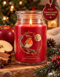 Little Red – Mulled Orchard Scented Christmas Candle | Oh-My x Scribbles With Love - limited Christmas edition