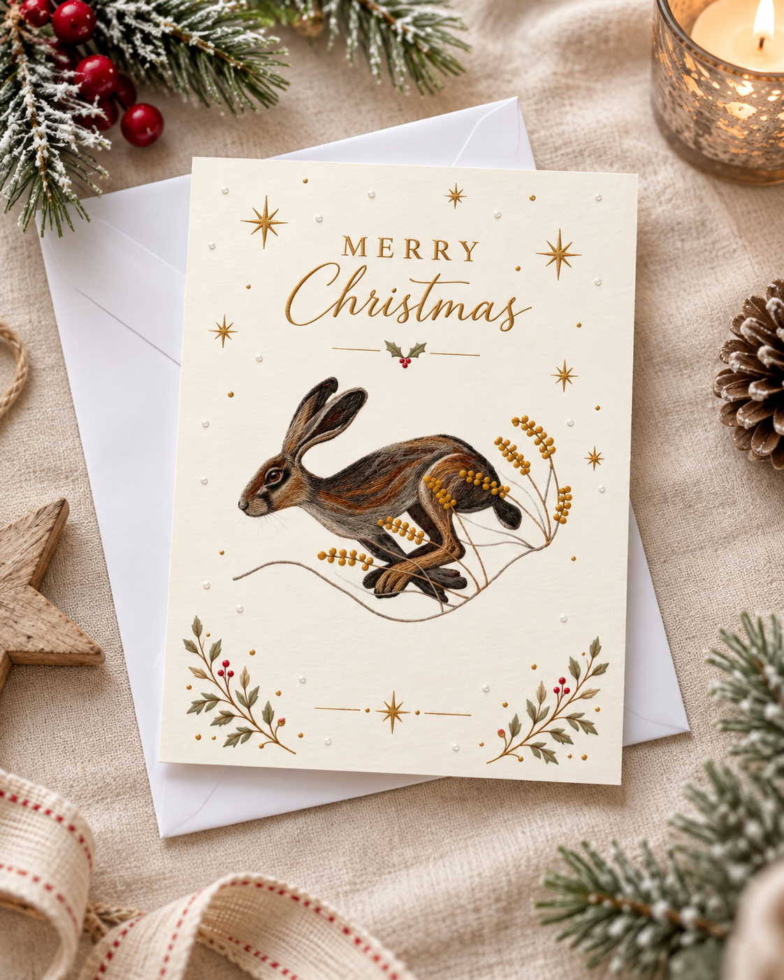 Oh-My “Fields of Dreams” Christmas Cards – Pack of 5