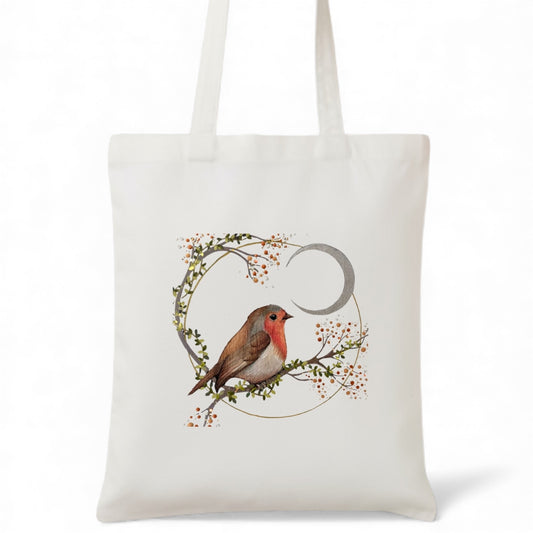 Winter Song - Robin Tote bag
