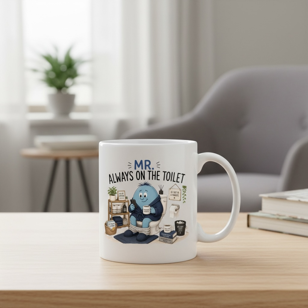 MR ALWAYS ON THE TOILET