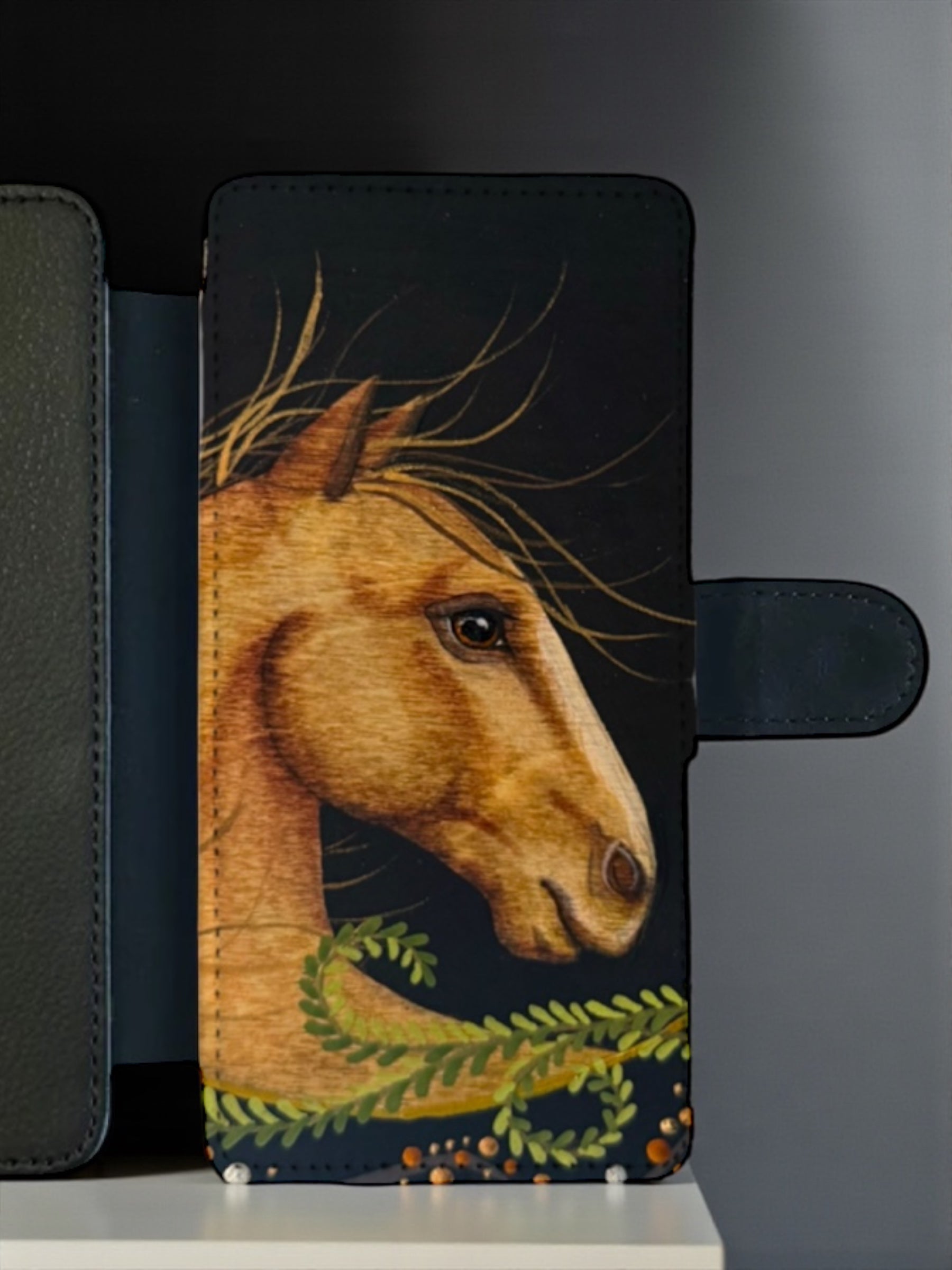 Majestic - Horse PU Phone Case Flip