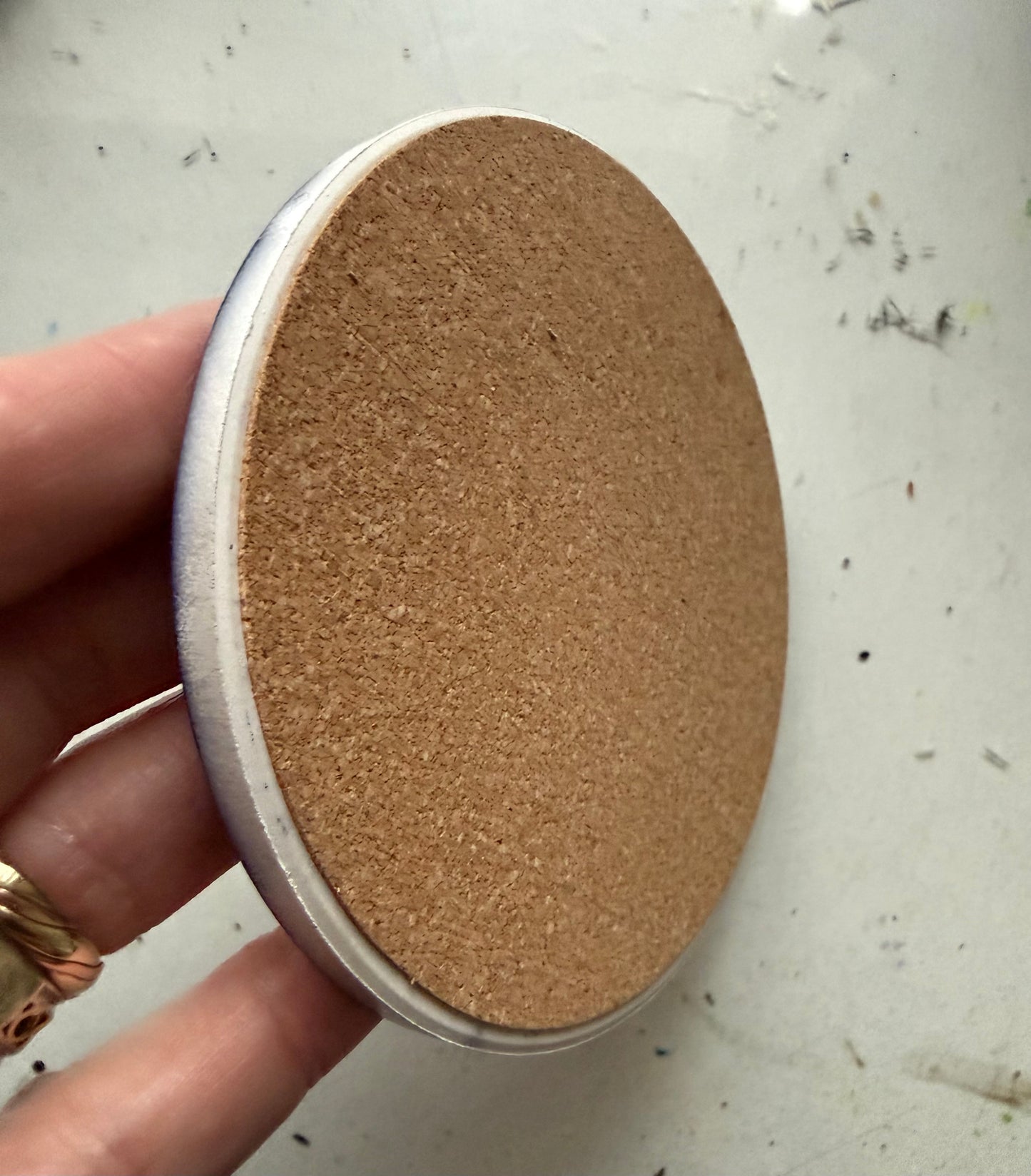 Solitude Ceramic Coaster Set – Pack of 4