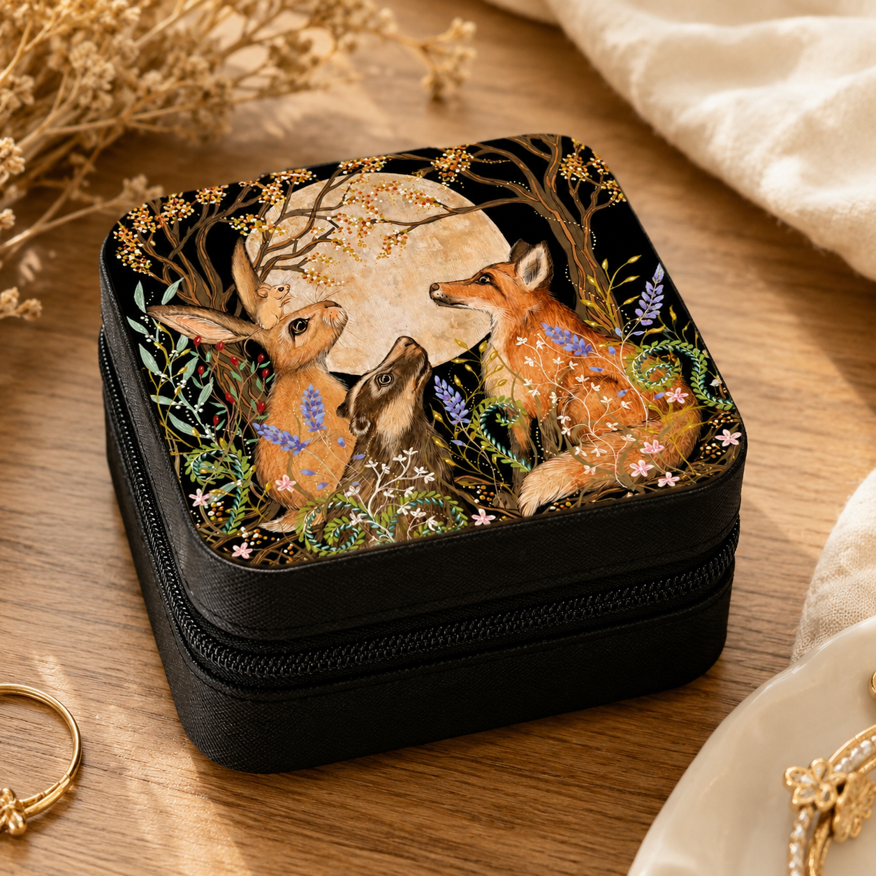 Meet Me at Midnight - Travel Jewellery Box
