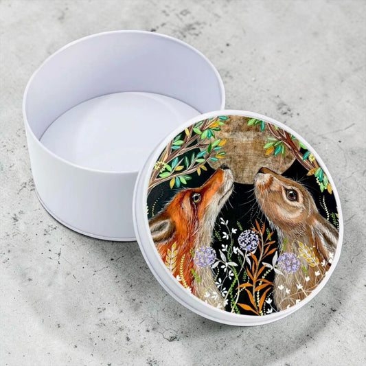 Heddwch Aluminium Round Storage Tin