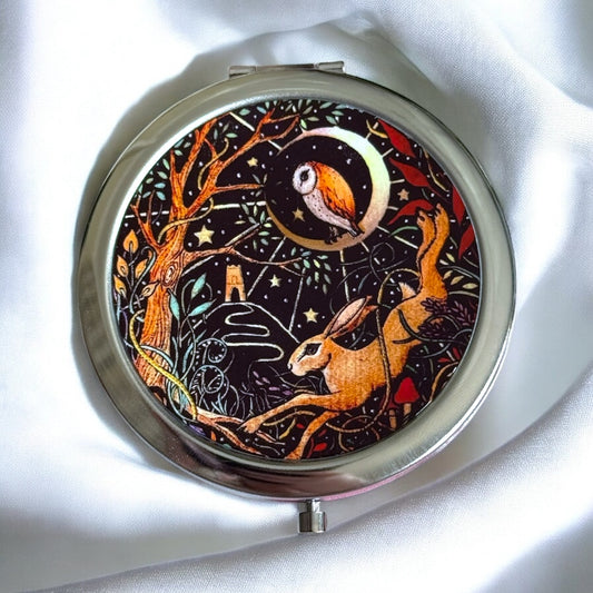 Glastonbury Tor Compact Mirror