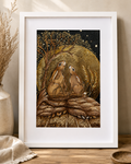 Moongazer – Limited Edition Hand-Embellished Art Print