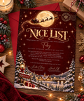 Personalised Santa’s Christmas Flight Nice List
